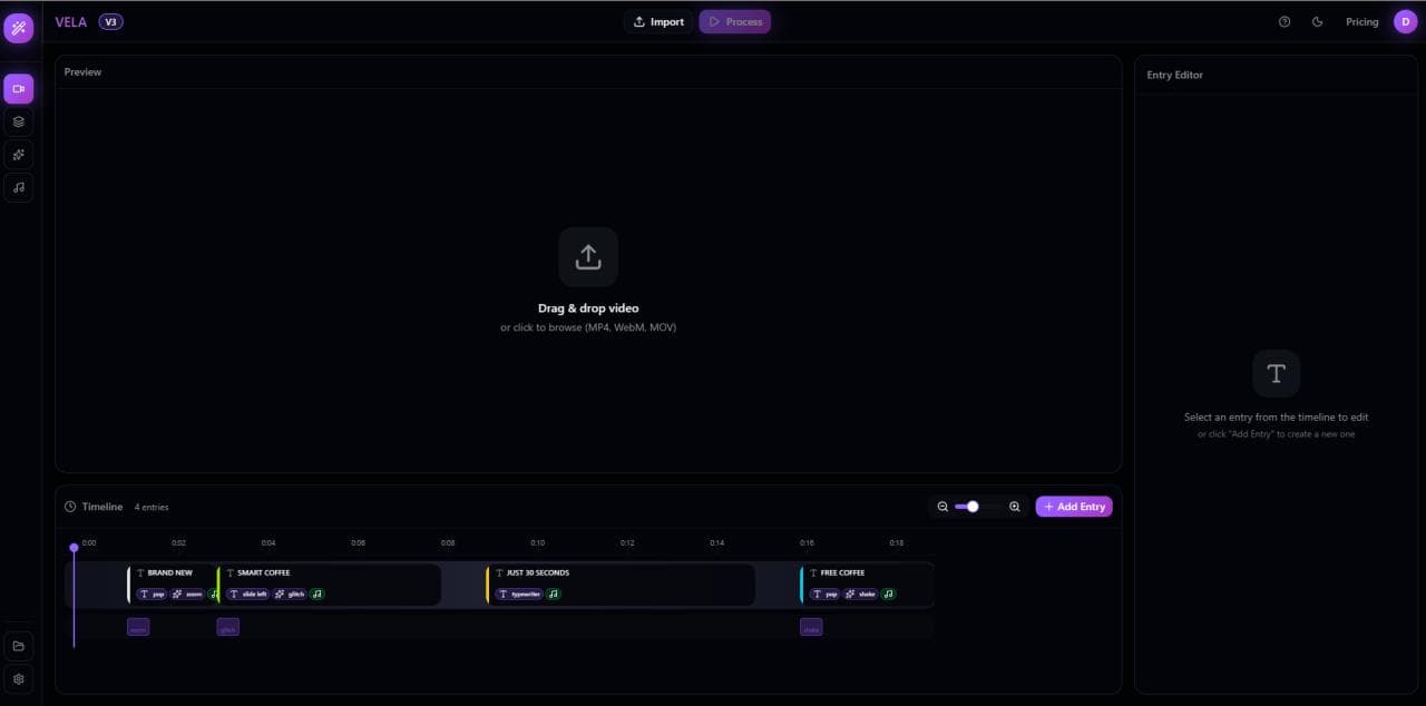 Vela project preview